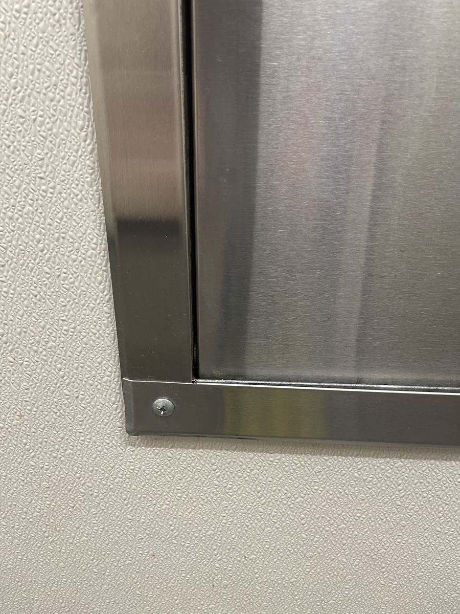 Drinking fountain after cleaning